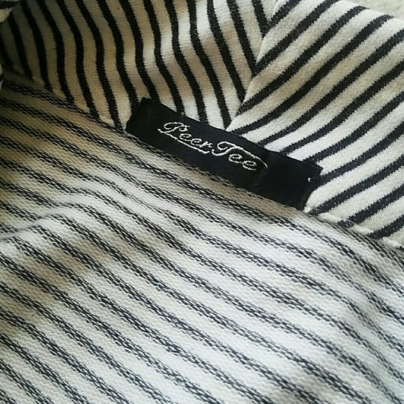 *Bundle Item* Open Front Striped Blazer - Picture 7 of 7